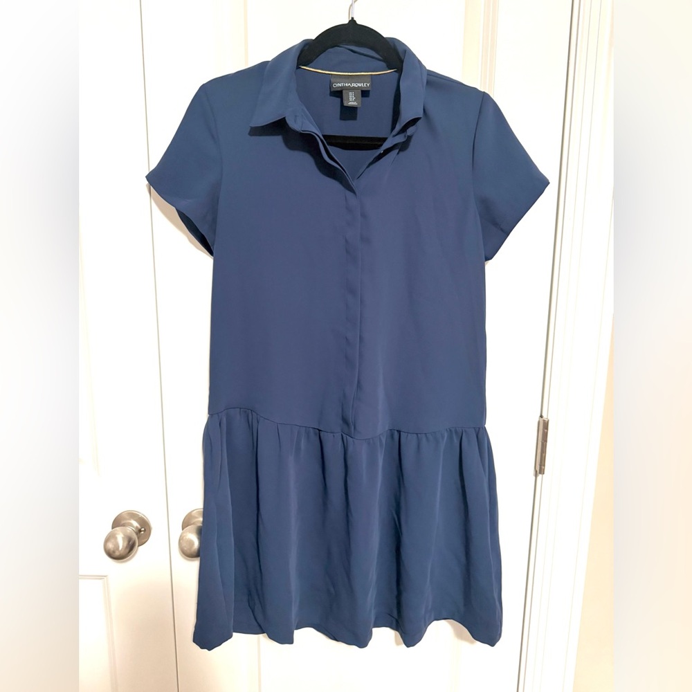Cynthia Rowley Navy Mini Dress